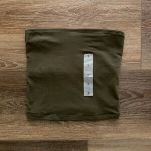 Olive Green tube top